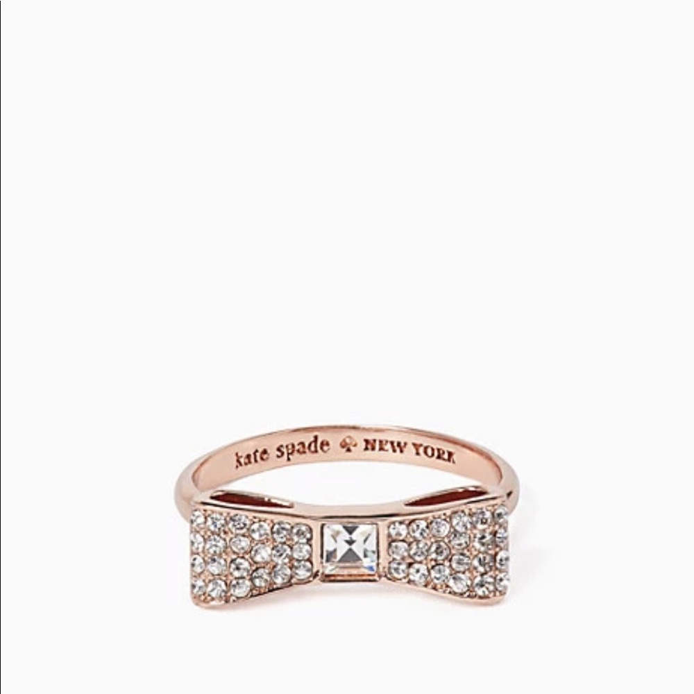 Kate Spade ready set bow ring size 6
